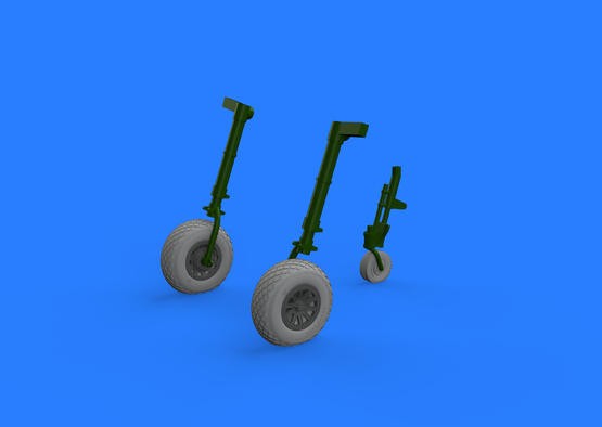 Eduard 632116 1/32 Aircraft- P51D Wheels for RVL (Mask & Resin)