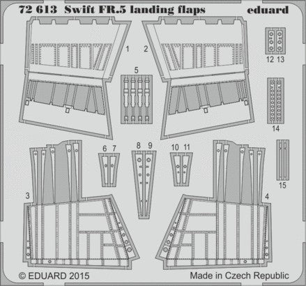 Eduard 72613 1/72 Aircraft- Swift FR5 Landing Flaps for ARX