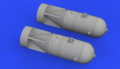 Eduard 648691 1/48 Aircraft- US Mk 17 Depth Charges (Decals, Photo-Etch & Resin)