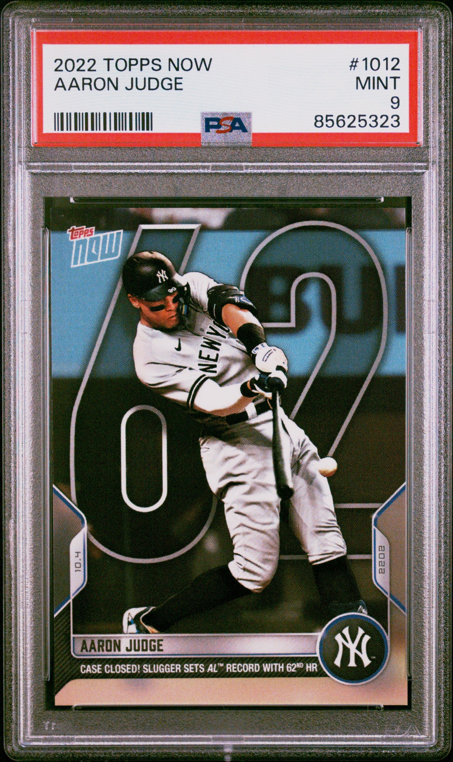 aaron judge graded cards 2022 Topps Now #1012 62nd Home Run HR Record Baseba Pack Options:Zoroark Silvally whether showcased in a Structure Dark World