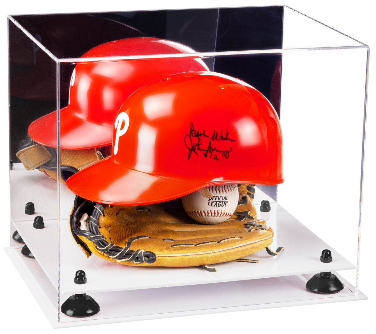 Versatile Acrylic Display Case 14.5 x 11 x 12 - Mirror No Wall Mounts (A002/V44)