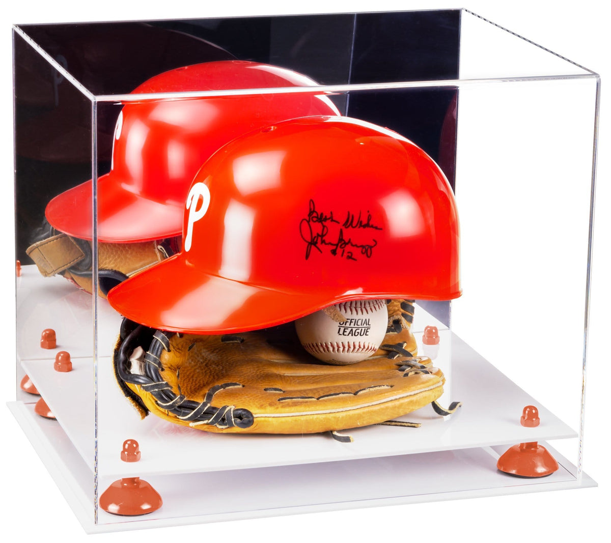 Versatile Acrylic Display Case 14.5 x 11 x 12 - Mirror No Wall Mounts (A002/V44)