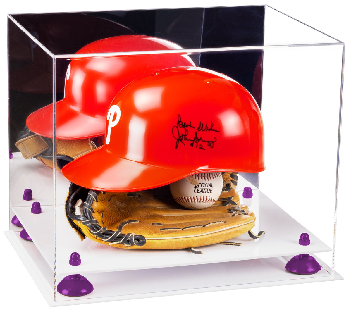 Versatile Acrylic Display Case 14.5 x 11 x 12 - Mirror No Wall Mounts (A002/V44)