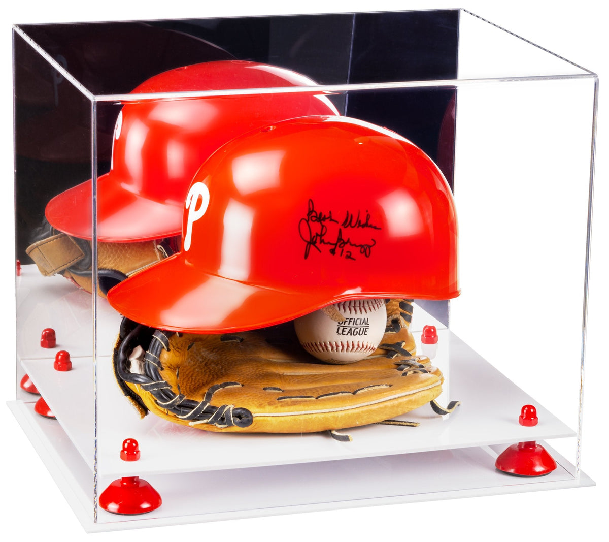 Versatile Acrylic Display Case 14.5 x 11 x 12 - Mirror No Wall Mounts (A002/V44)