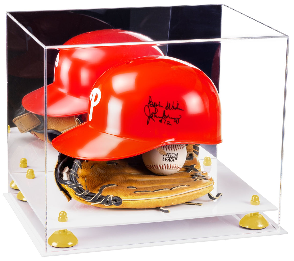 Versatile Acrylic Display Case 14.5 x 11 x 12 - Mirror No Wall Mounts (A002/V44)