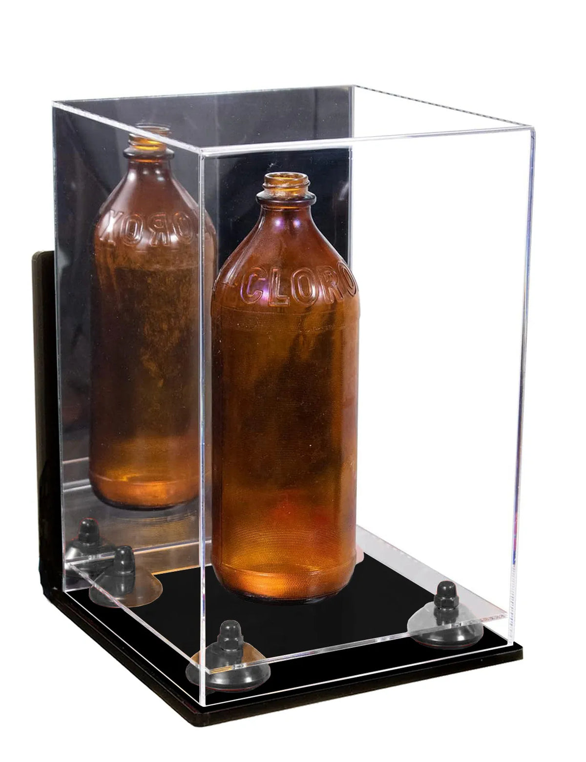 Acrylic Versatile Display Case 8 X 8 X 12 Mirror Wall Mount (A060/V42)