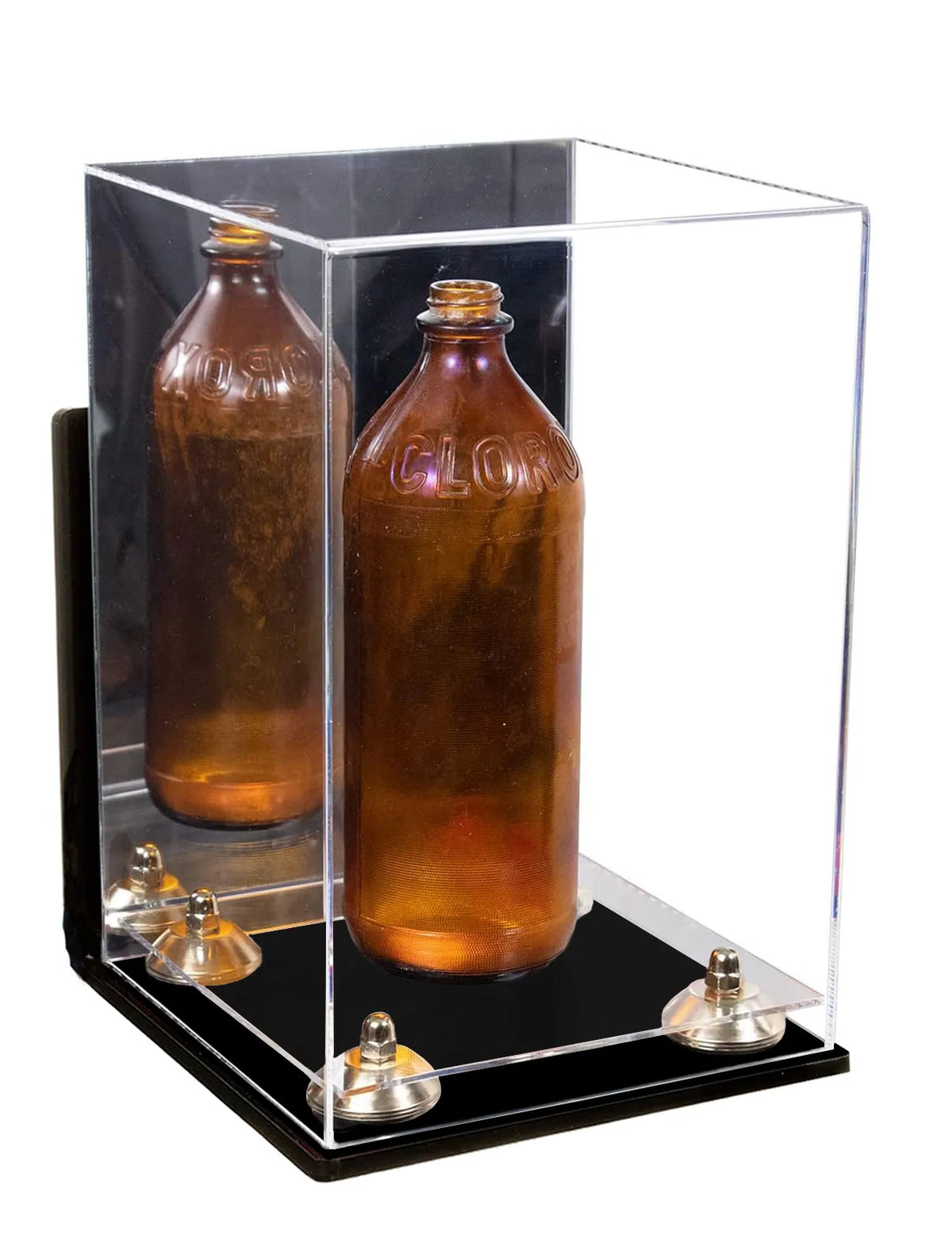 Acrylic Versatile Display Case 8 X 8 X 12 Mirror Wall Mount (A060/V42)