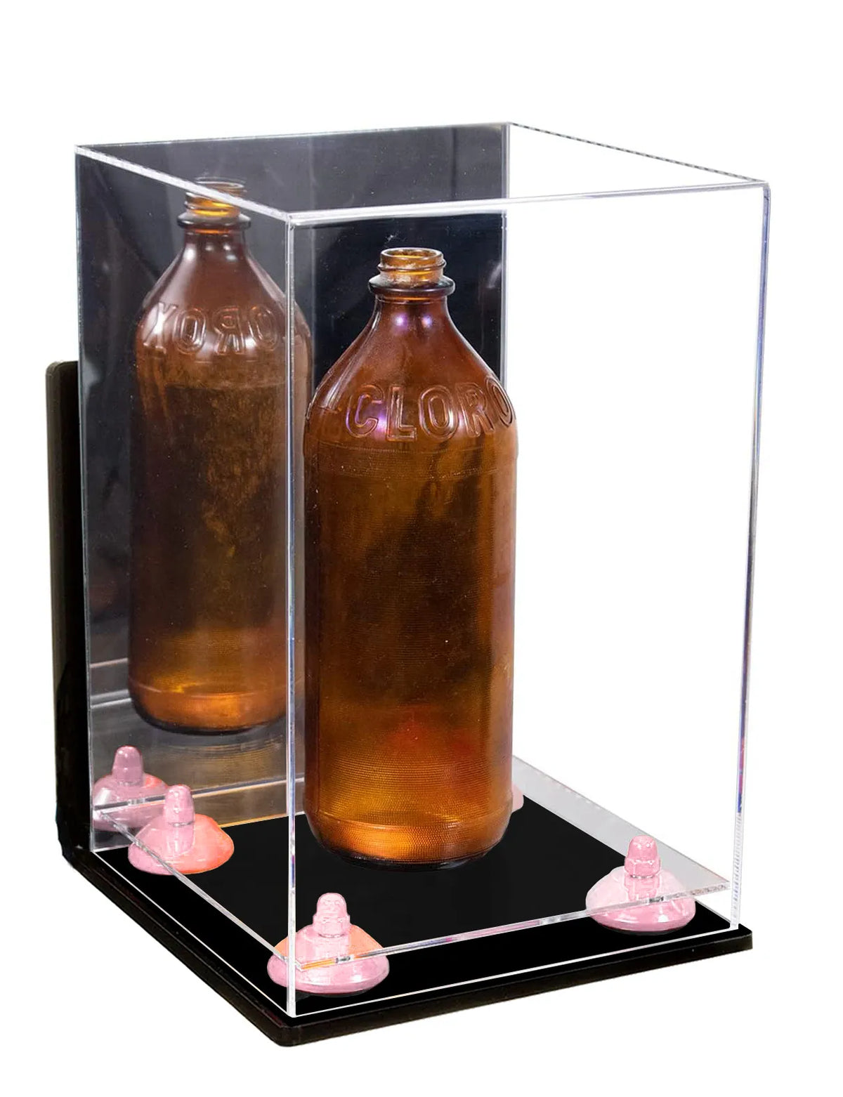 Acrylic Versatile Display Case 8 X 8 X 12 Mirror Wall Mount (A060/V42)