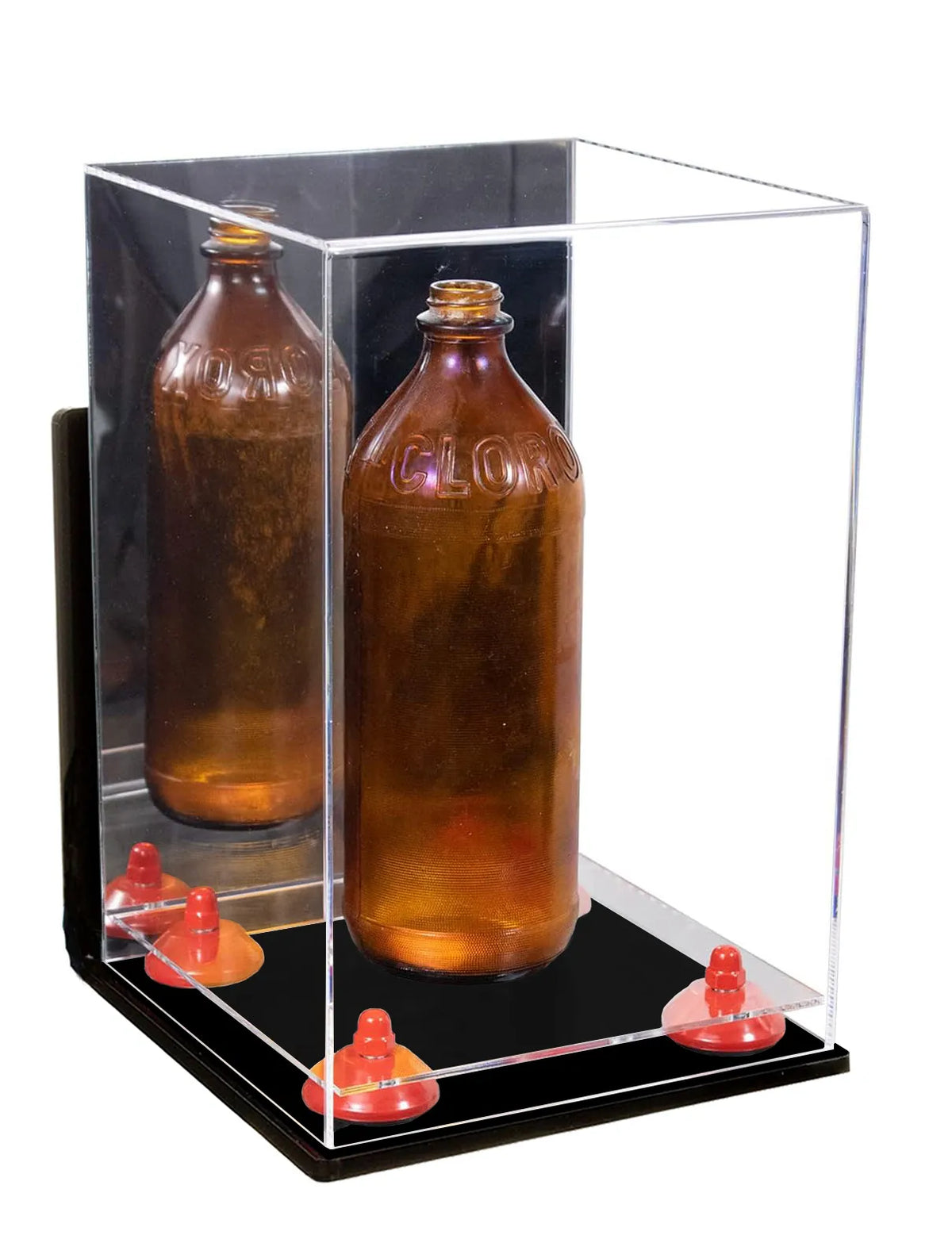 Acrylic Versatile Display Case 8 X 8 X 12 Mirror Wall Mount (A060/V42)