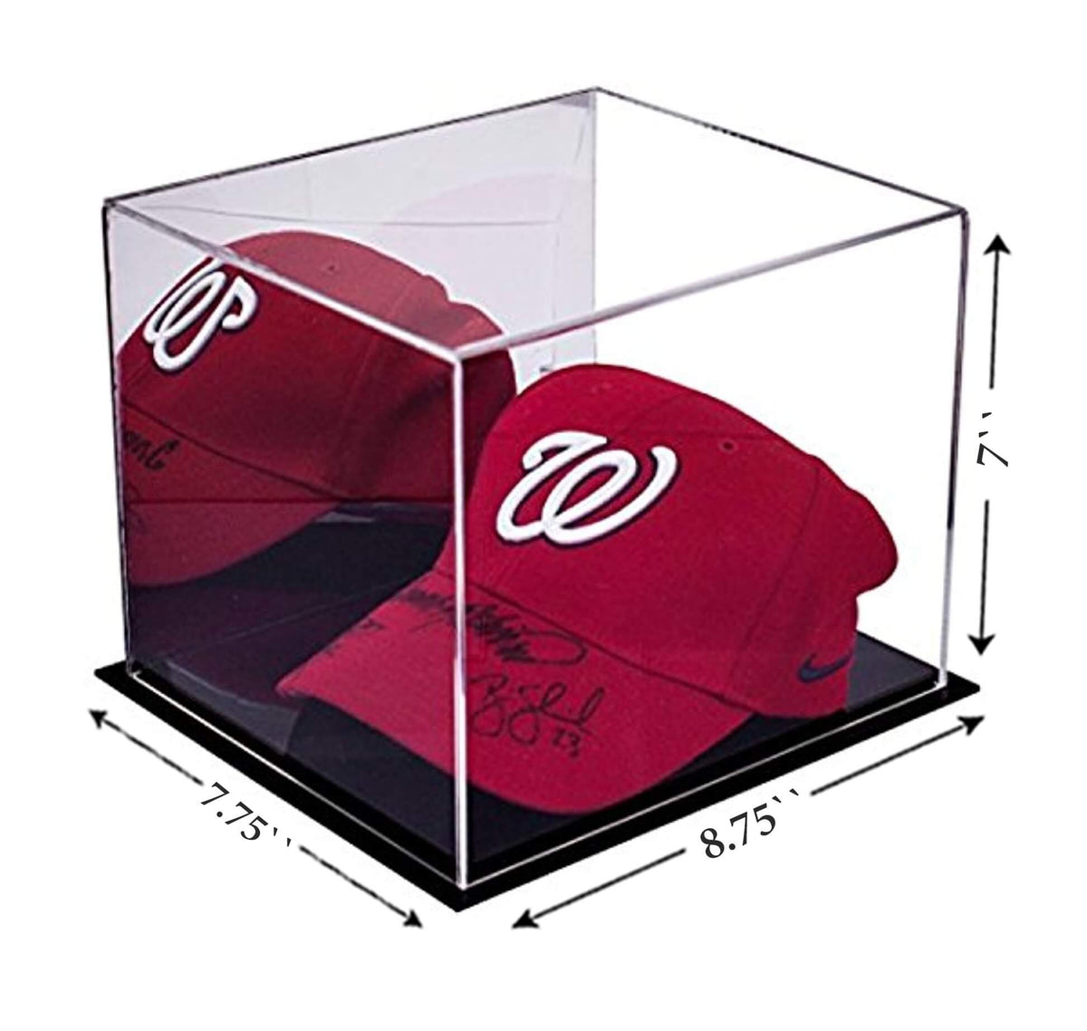 Versatile Acrylic Display Cases with Double Sheet Base with Mirror Case