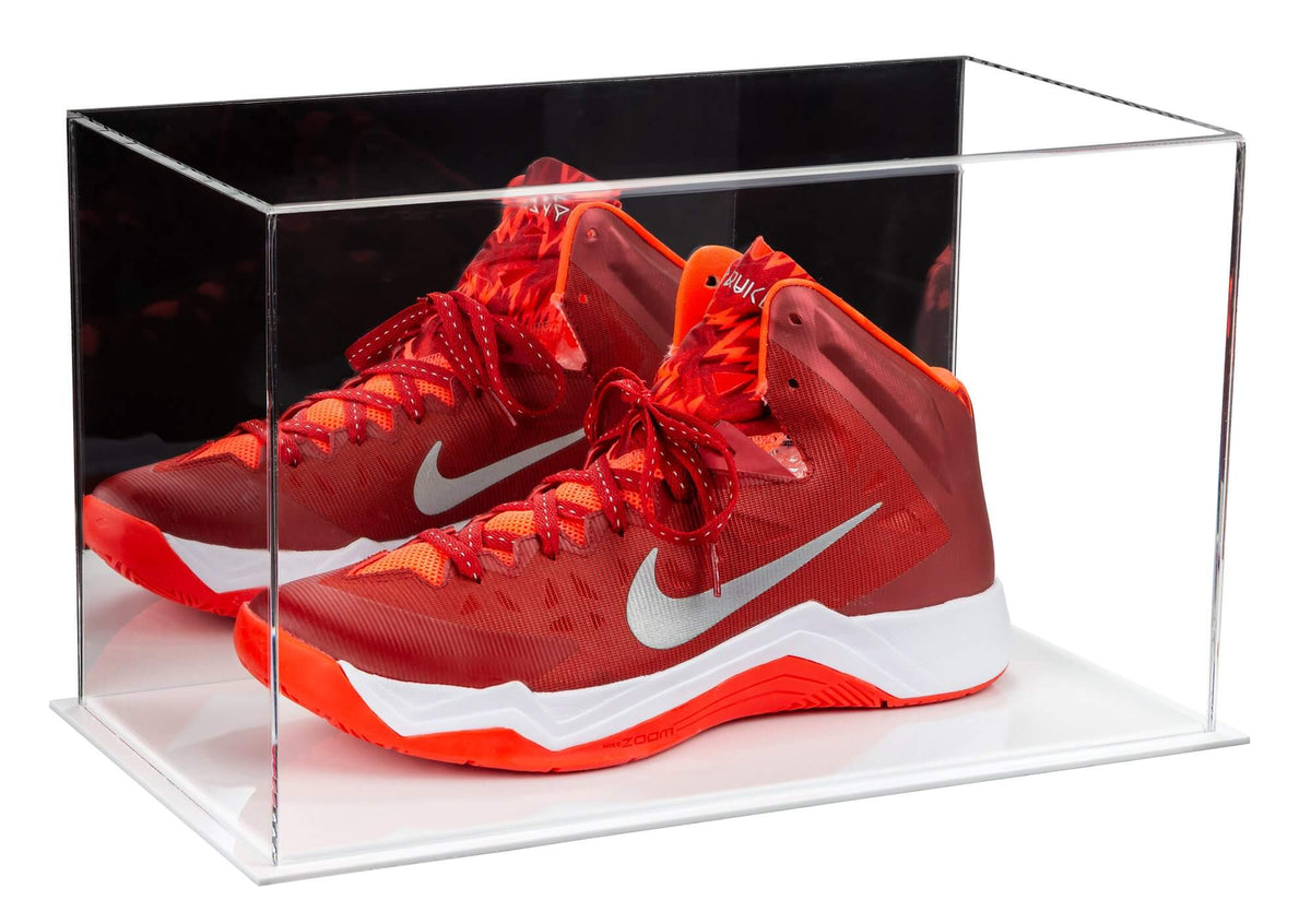 Versatile Acrylic Display Cases with Double Sheet Base with Mirror Case
