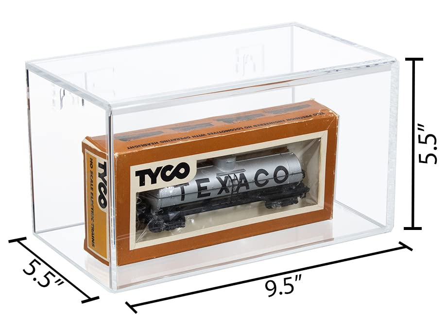 Versatile Acrylic Display Case with Slide Back and Size Options