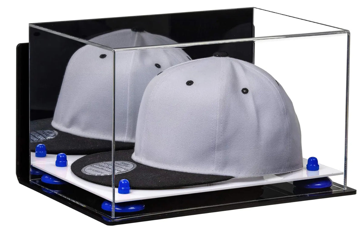 Snapback Hat or Baseball Cap Display Case - Mirror Wall Mount (A018/V40)