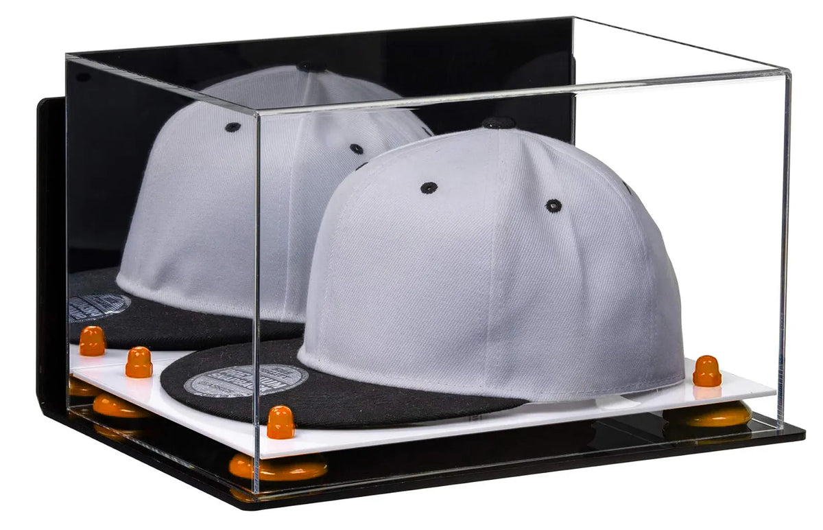 Snapback Hat or Baseball Cap Display Case - Mirror Wall Mount (A018/V40)