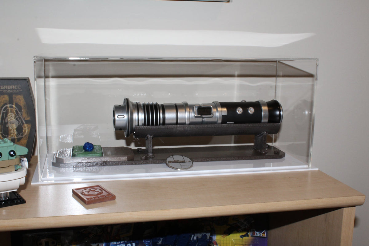 Versatile Acrylic Display Cases with Double Sheet Base with Mirror Case