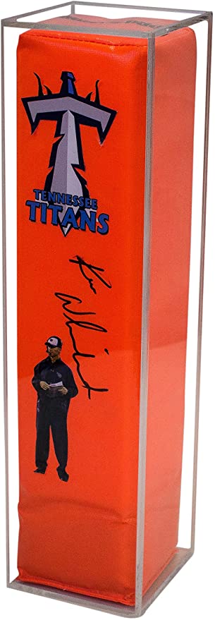 Acrylic Football End Zone Pylon Display Case (A021/D04)