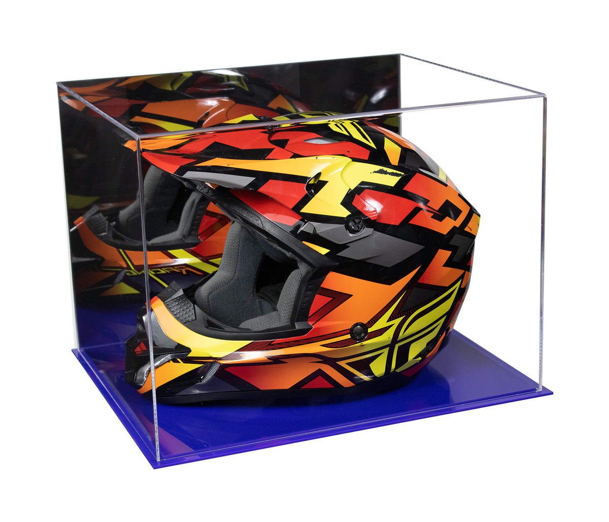 Acrylic Motorcycle Helmet Display Cases - Mirror (A024-B/V61B)