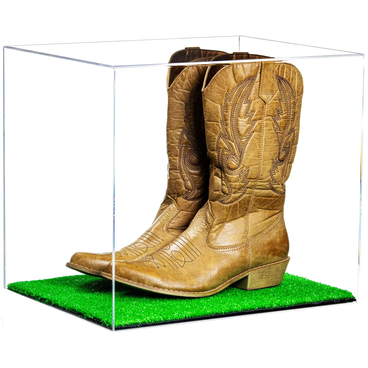 Acrylic Cowboy Boot Display Case