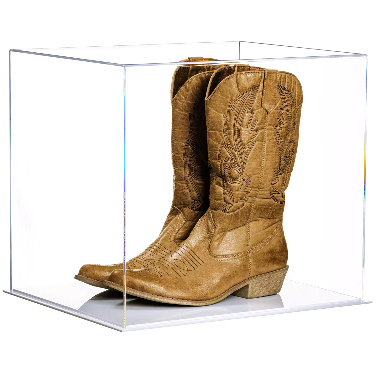 Acrylic Cowboy Boot Display Case