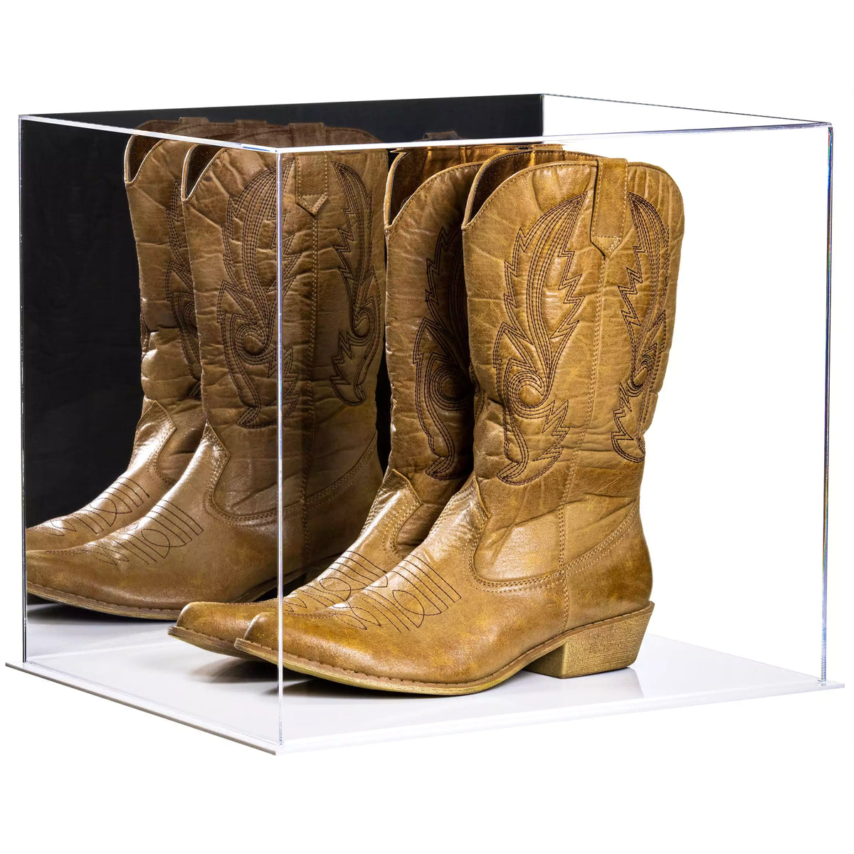 Acrylic Cowboy Boot Display Case