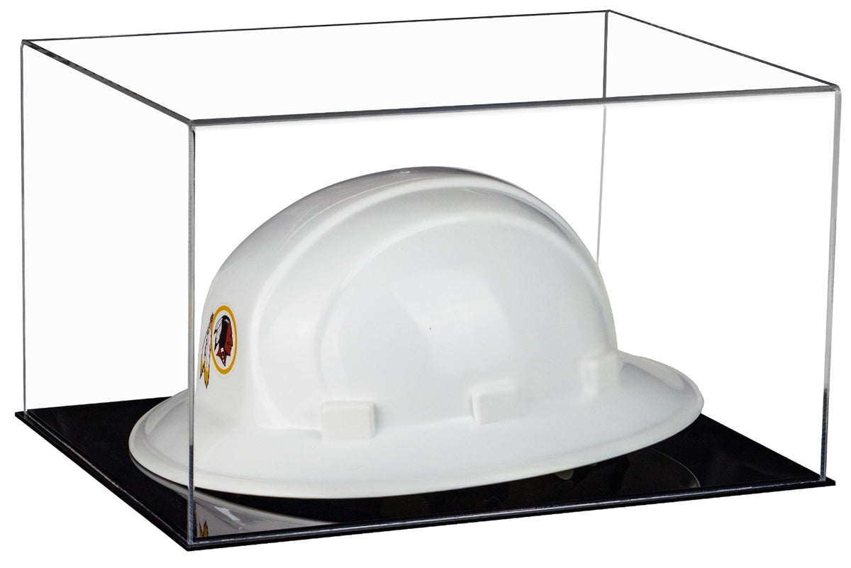 Clear Acrylic Large Helmet - Large Safety Helmet Display Case - Clear (A082/V13)