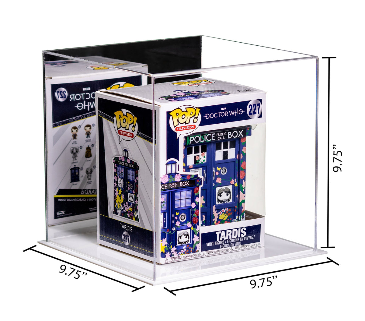 Versatile Display Case 9.75 X 9.75 X 9.75 Mirror (A027/V02)