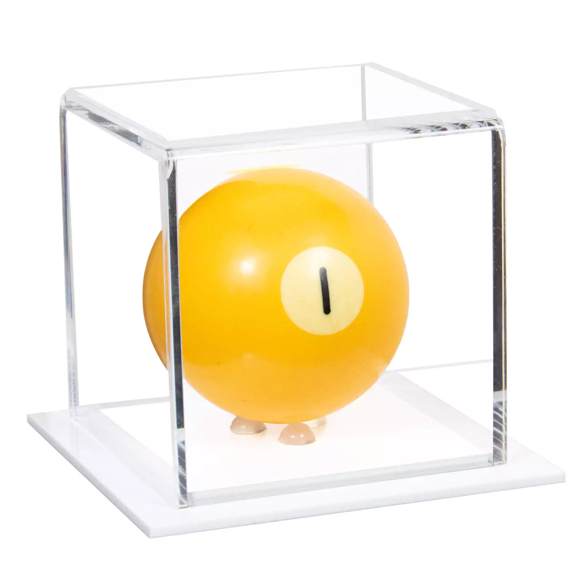 Acrylic Pool Ball Display Case with Double Sheet Base (A046/B52)