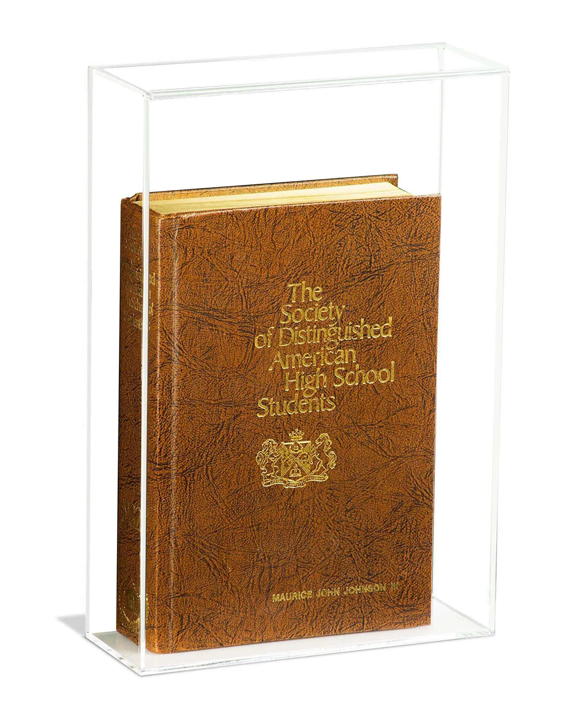 Acrylic Slide Back Book Display Cases