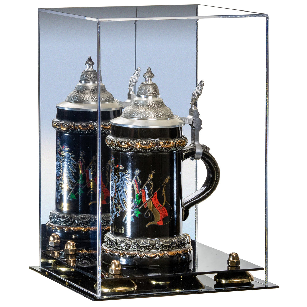 Acrylic Versatile Display Case 8 X 8 X 12 Mirror (A060)