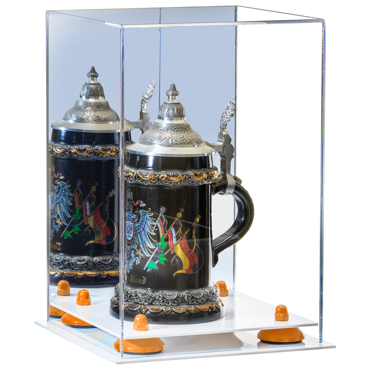 Acrylic Versatile Display Case 8 X 8 X 12 Mirror (A060)
