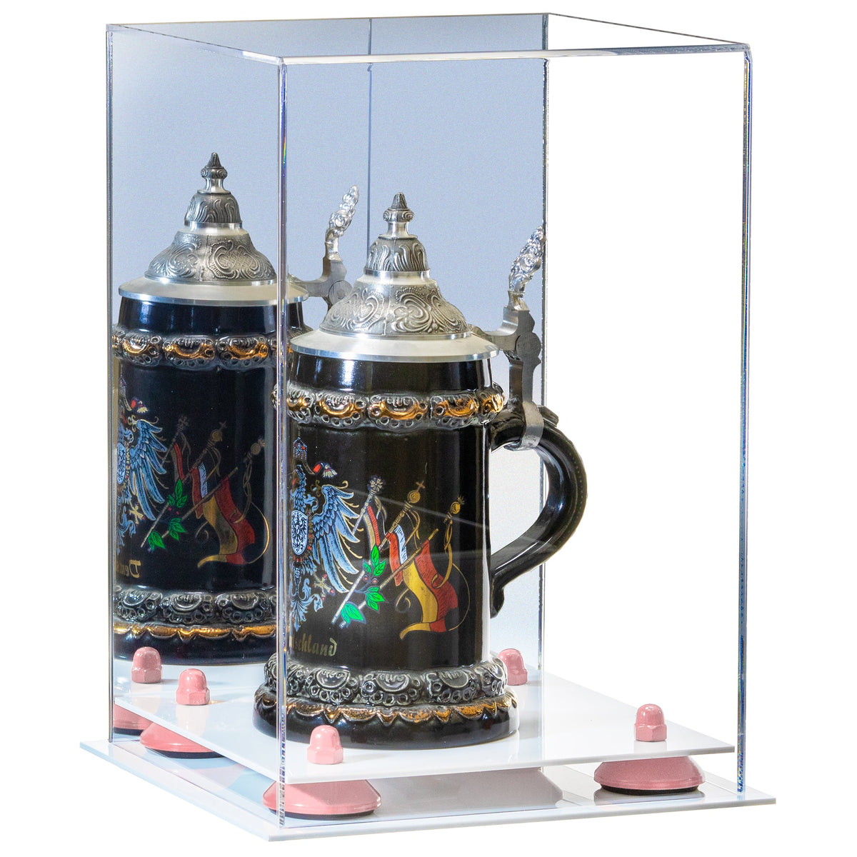 Acrylic Versatile Display Case 8 X 8 X 12 Mirror (A060)