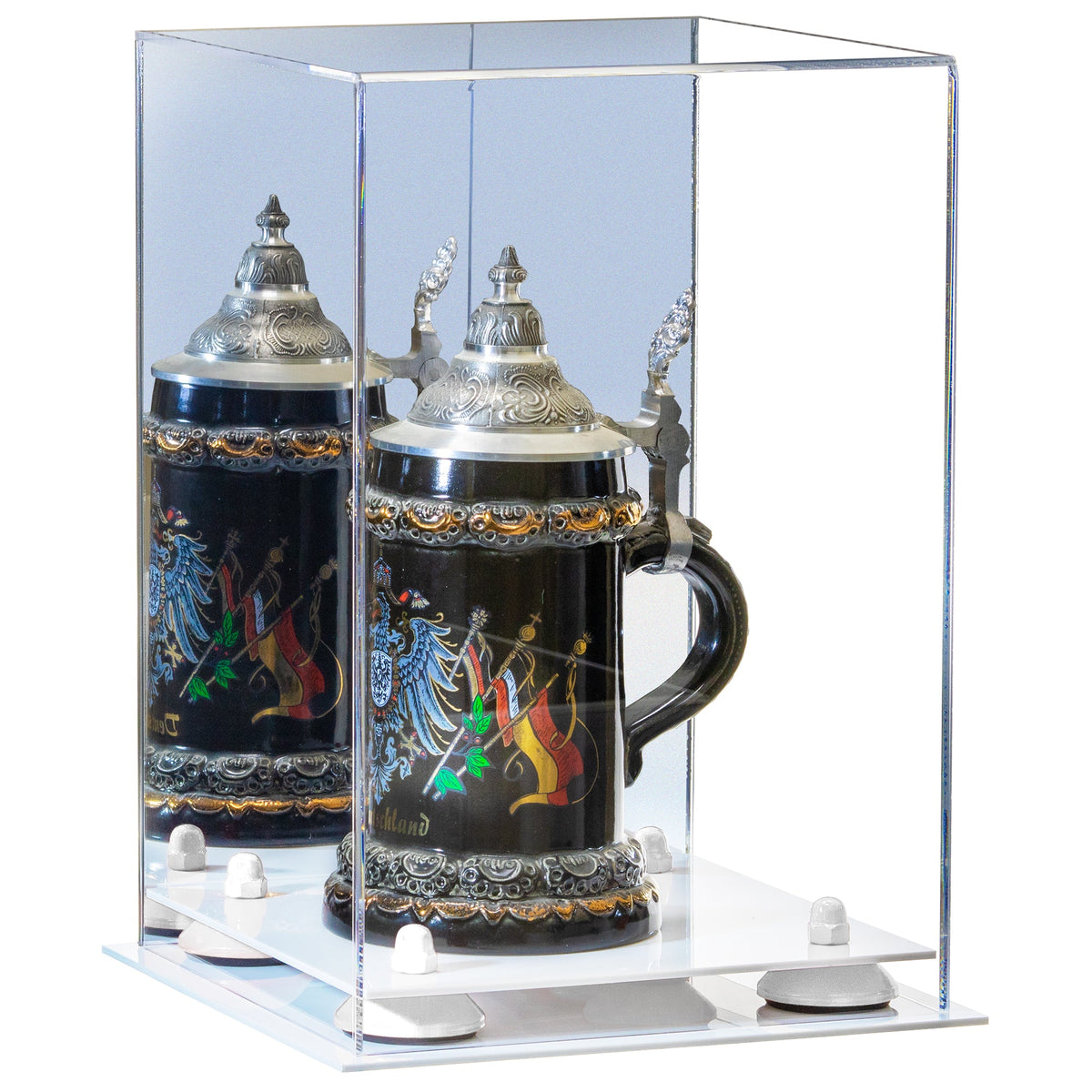 Acrylic Versatile Display Case 8 X 8 X 12 Mirror (A060)