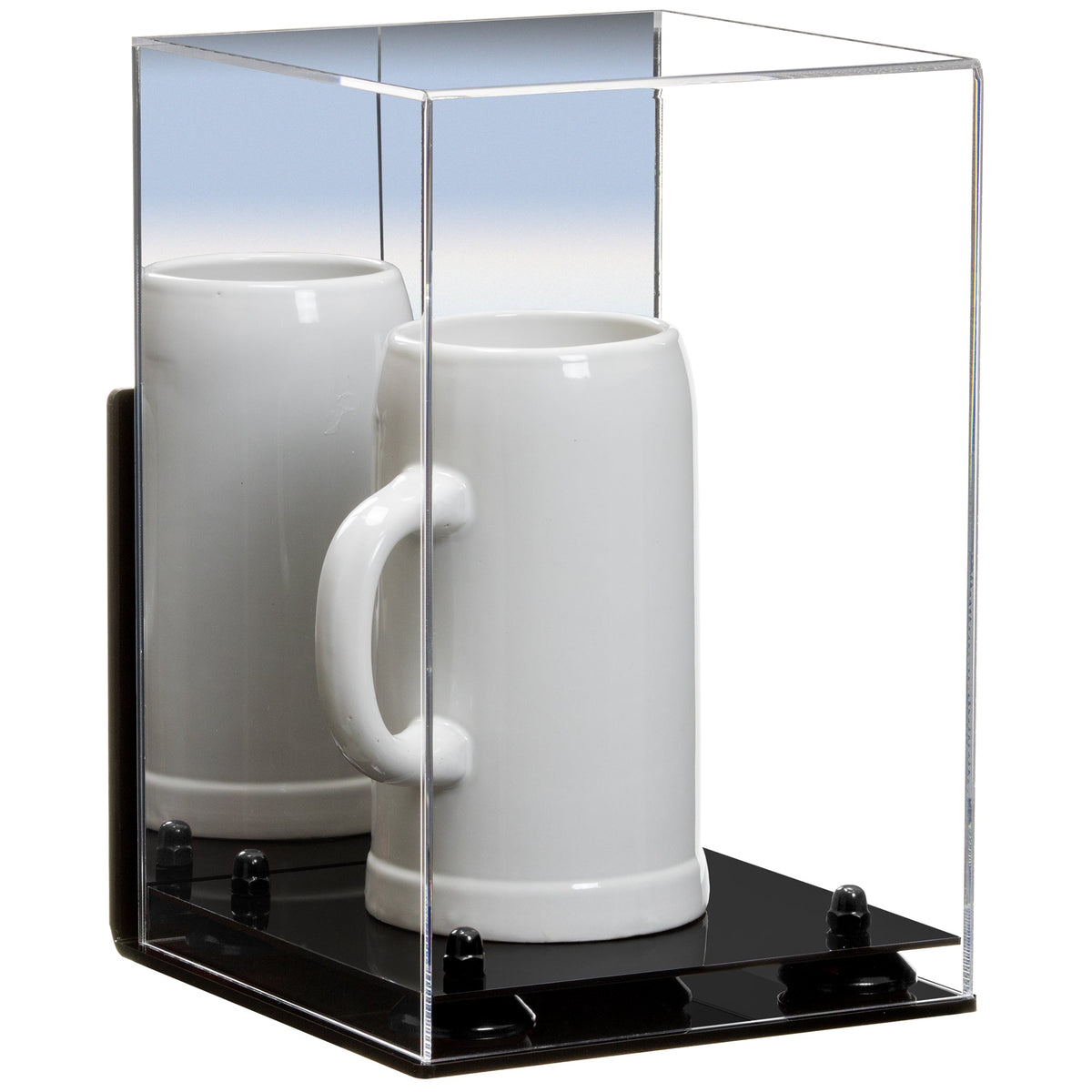 Acrylic Versatile Display Case 8 X 8 X 12 Mirror Wall Mount (A060/V42)