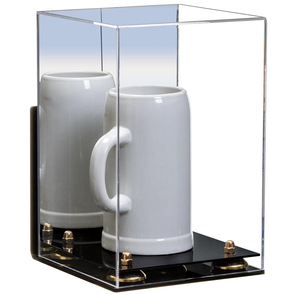 Acrylic Versatile Display Case 8 X 8 X 12 Mirror Wall Mount (A060/V42)