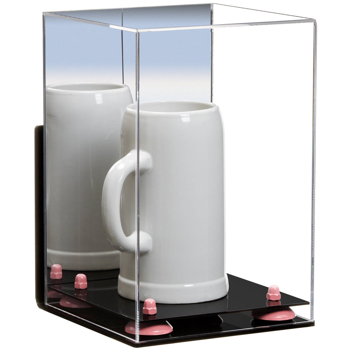 Acrylic Versatile Display Case 8 X 8 X 12 Mirror Wall Mount (A060/V42)