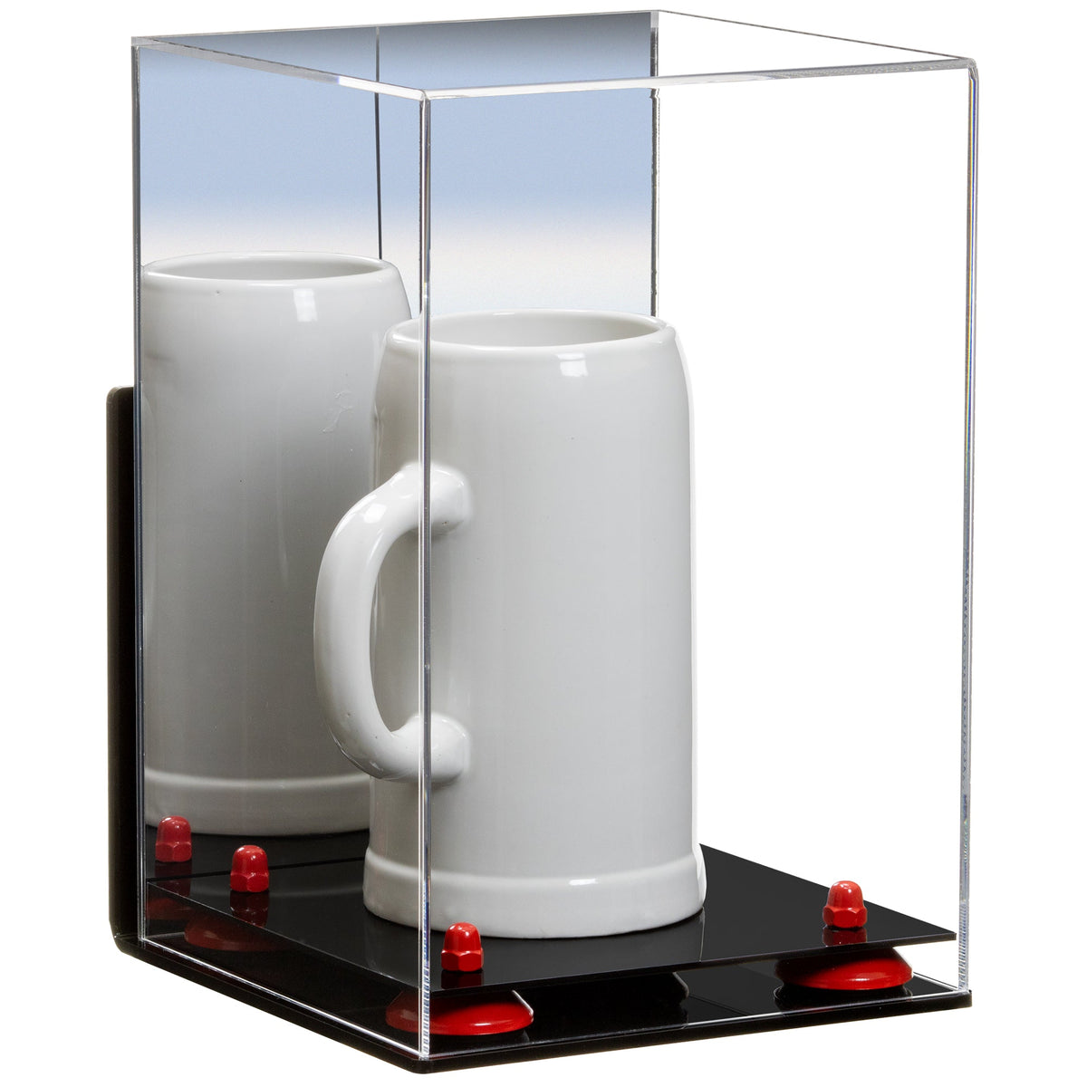 Acrylic Versatile Display Case 8 X 8 X 12 Mirror Wall Mount (A060/V42)