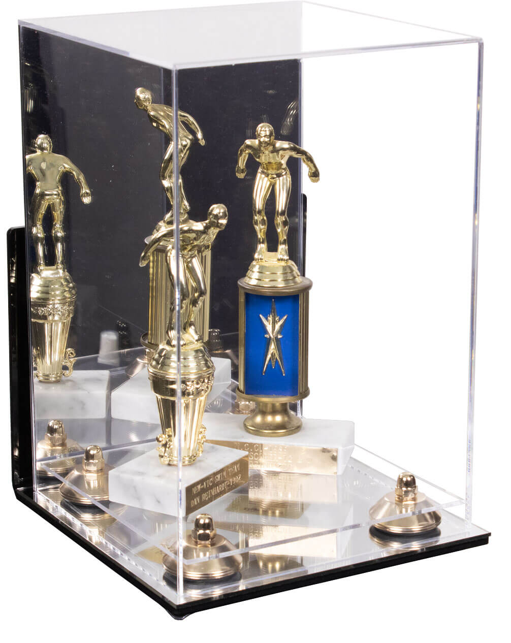 Acrylic Versatile Display Case 8 X 8 X 12 Mirror Wall Mount (A060/V42)