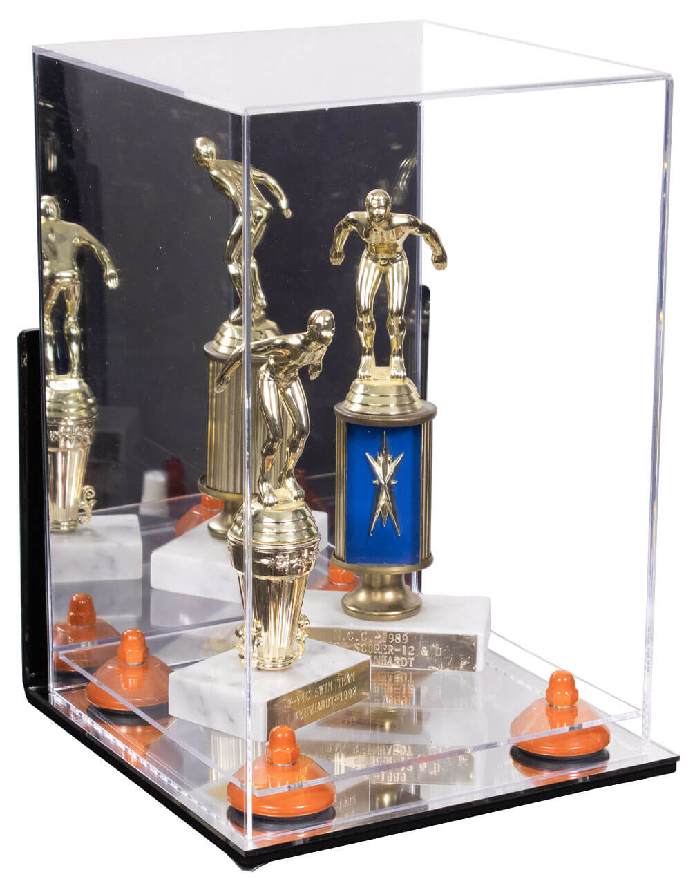 Acrylic Versatile Display Case 8 X 8 X 12 Mirror Wall Mount (A060/V42)