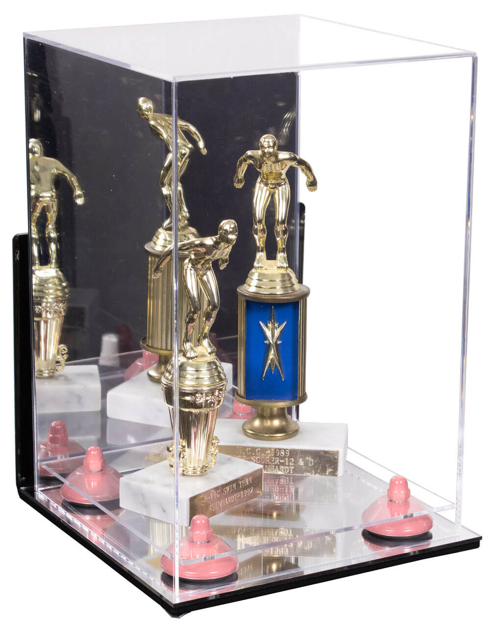 Acrylic Versatile Display Case 8 X 8 X 12 Mirror Wall Mount (A060/V42)