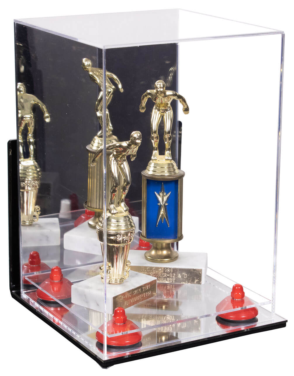 Acrylic Versatile Display Case 8 X 8 X 12 Mirror Wall Mount (A060/V42)