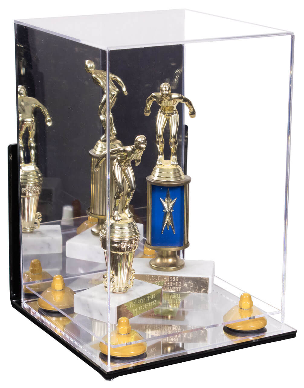 Acrylic Versatile Display Case 8 X 8 X 12 Mirror Wall Mount (A060/V42)