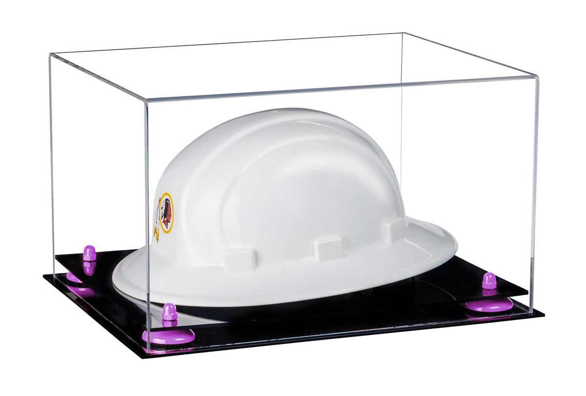 Clear Acrylic Large Helmet - Large Safety Helmet Display Case - Clear (A082/V13)