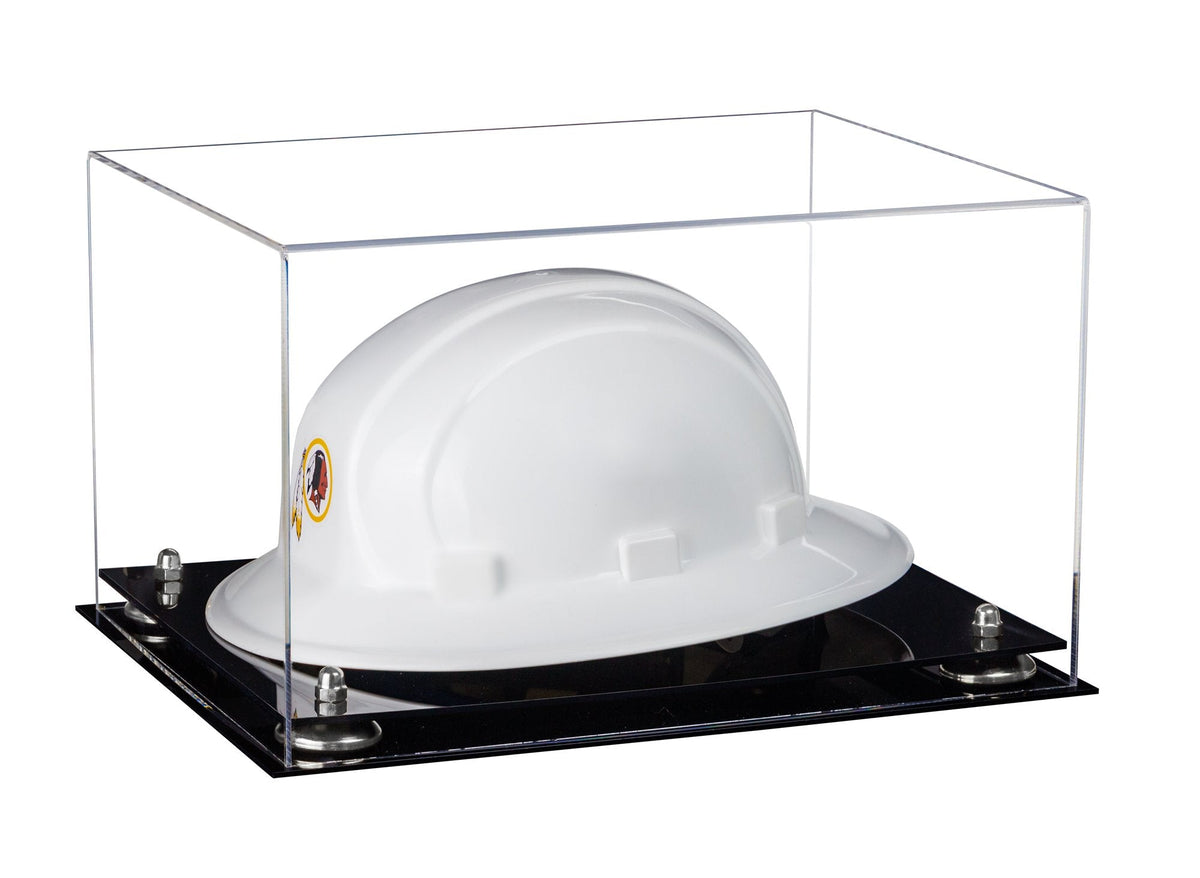 Clear Acrylic Large Helmet - Large Safety Helmet Display Case - Clear (A082/V13)