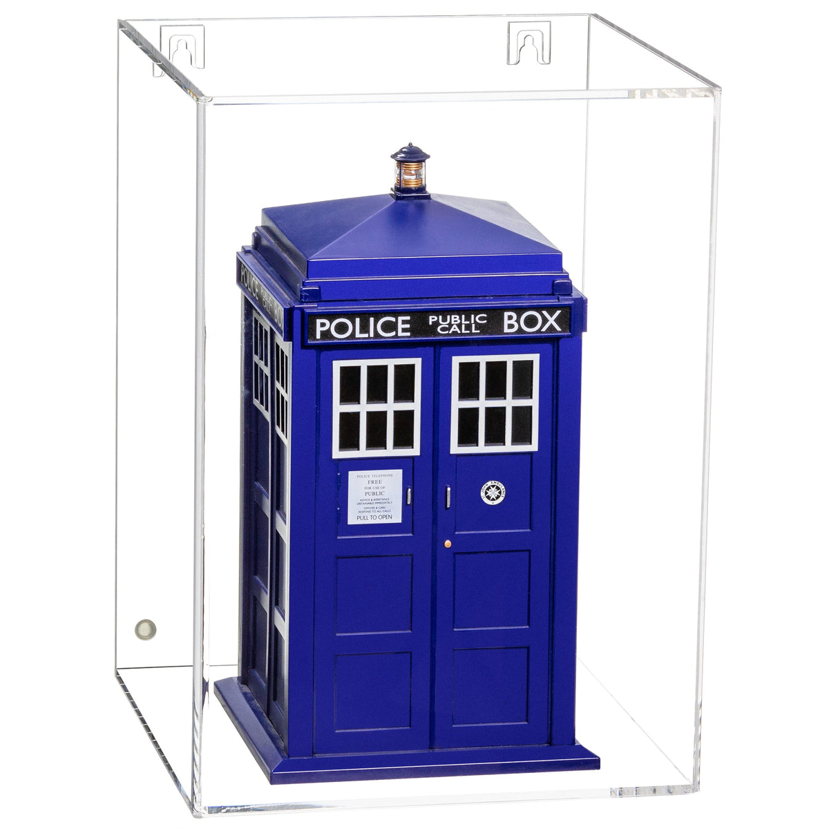 Versatile Acrylic Display Case with Slide Back and Size Options