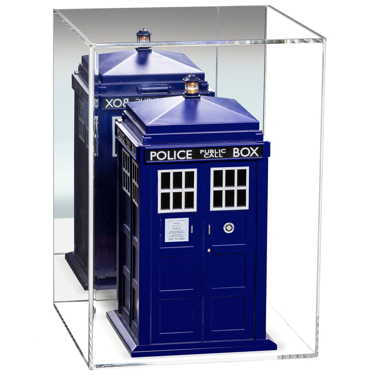 Versatile Acrylic Display Case with Slide Back and Size Options