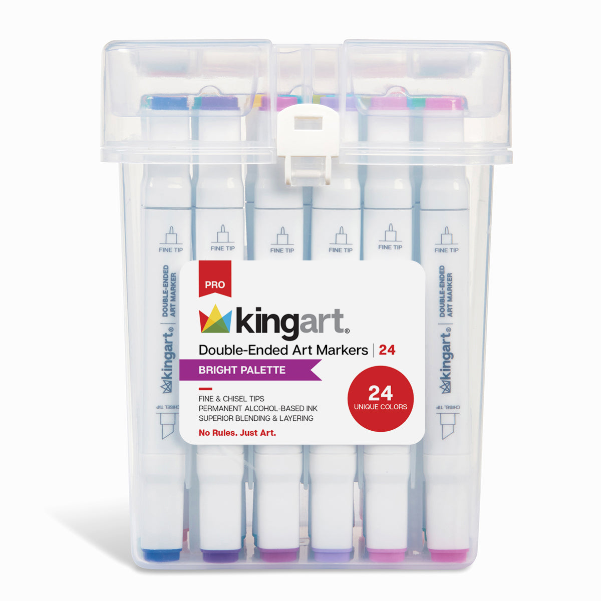 Double-Ended Alcohol Markers 24 Bright Colors