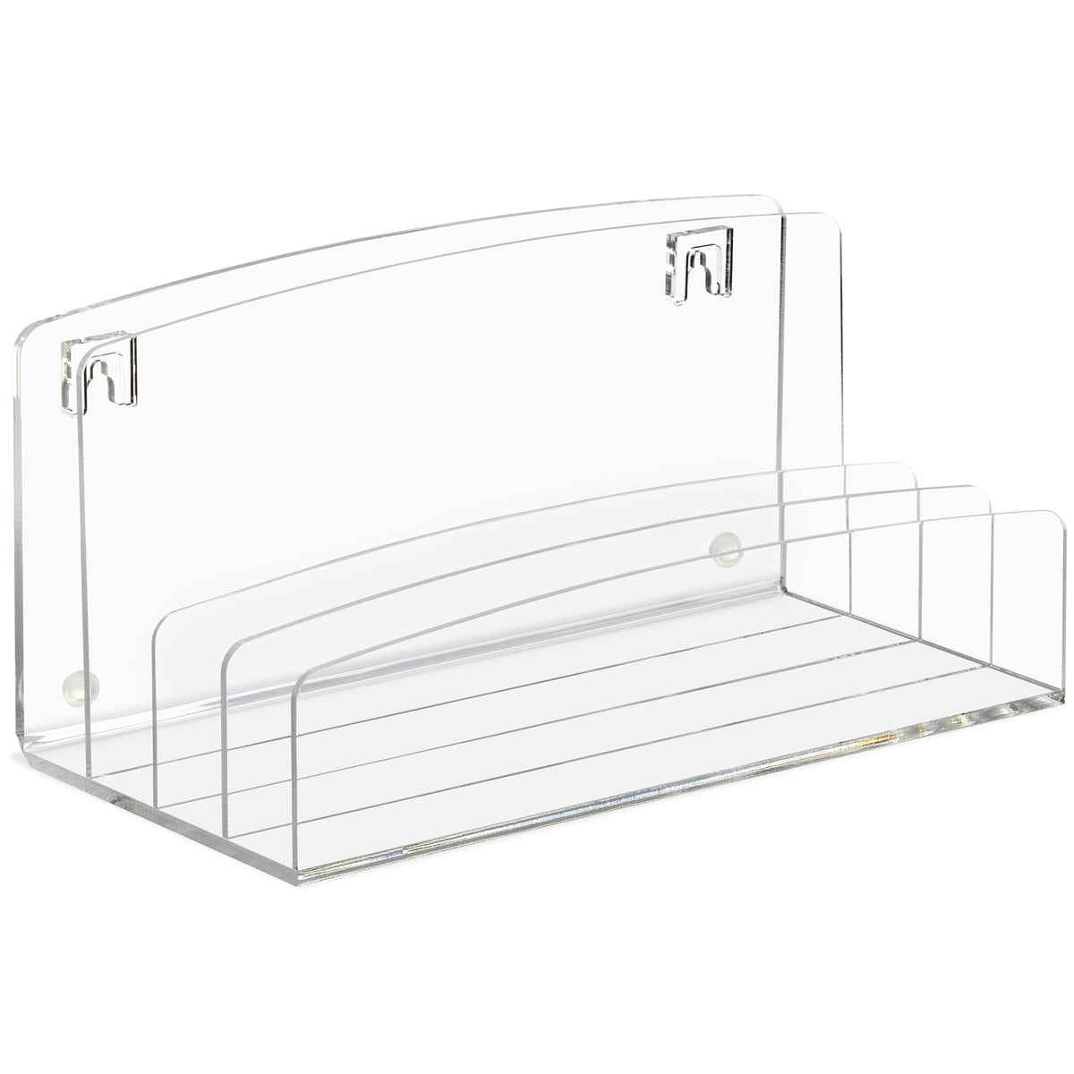 Makeup Palette & Beauty Supply Holder with Wall Mounts - 12" x 6 x 6" (A110/HD101)