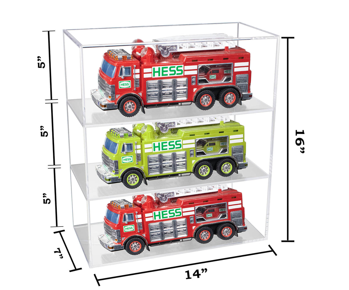 Clear Acrylic Versatile Display Case with Shelves