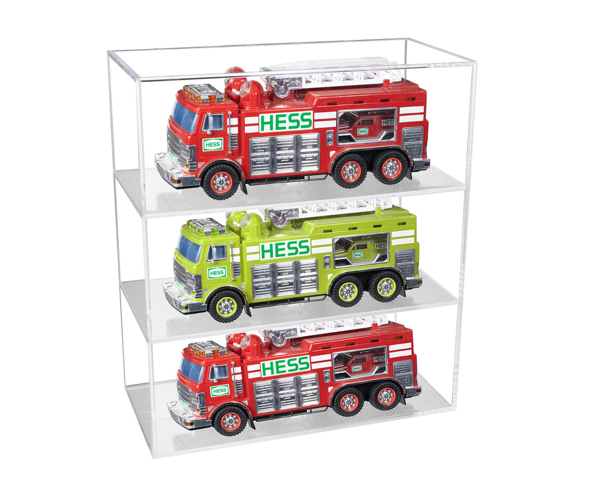Clear Acrylic Versatile Display Case with Shelves