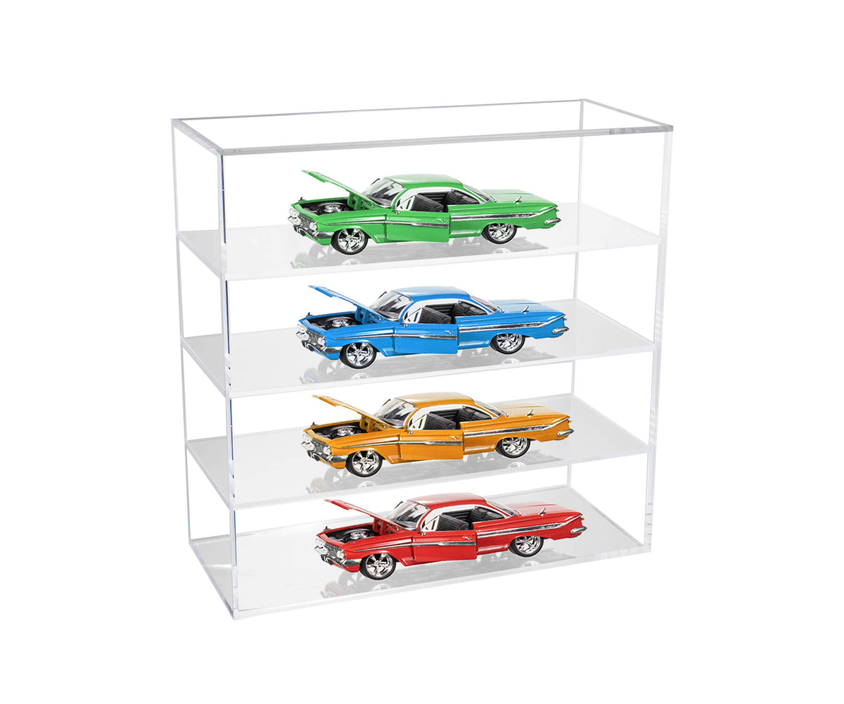 Clear Acrylic Versatile Display Case with Shelves